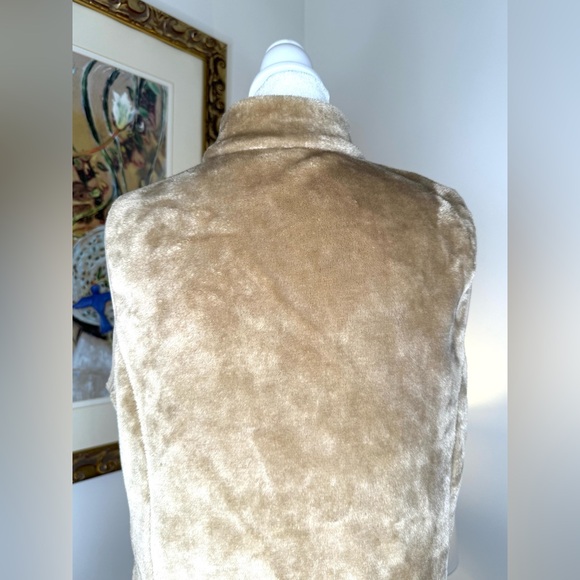 Kim Rogers Faux Fur Vest Petite Small - Picture 8 of 9